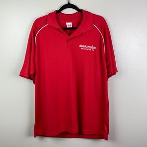 A4 | Red Millington TN USA Stadium Golf Polo XL